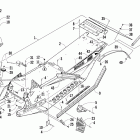 600 Sno Pro Шасси, задний бампер, брызговик (prusg / prosg)