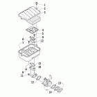Sno Pro 120 Воздухоочиститель в сборе