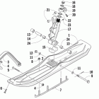 Bearcat Z1 XT LTD Лыжа (wlosr)