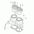 Sno Pro 500 Цилиндр и головка
