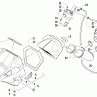 600 Sno Pro Воздушный глушитель, карбюратор, и монтаж топливно...