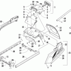 TZ1 Задний бампер, брызговик  (tousw)