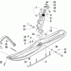 F570 Лыжа и кулак поворотный (fcusg / fcuso)
