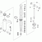 F6 EFI SP Задняя подвеска ,задний амортизатор