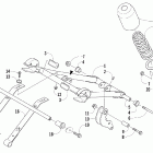 Jag Z1 Задняя подвеска , амортизатор
