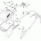F6 EFI SP Задний бампер, багажник и задний фонарь