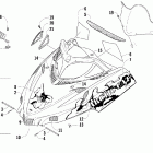 Crossfire R 1000 Капот и Лобовое стекло  (le)