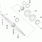Z1 Turbo Задняя  подвеска, передний амортизатор