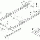 Bearcat 570 Рельс скольжения и гусеница
