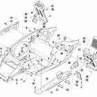 Crossfire 500 Передняя рама и подножки