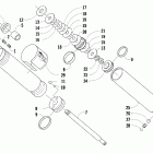Crossfire 800 EFI Передняя подвеска. амортизатор  (sno pro / le sno ...
