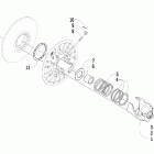 Bearcat 570 Привод сцепления