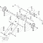 Crossfire 800 EFI Задняя подвеска. передний рычаг (sno pro / le sno ...
