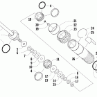 Crossfire 800 EFI Задняя  подвеска, передний амортизатор