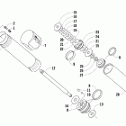 Crossfire 800 EFI Задняя подвеска. задний амортизатор  (sno pro / le...