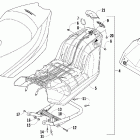 F8 Sno Pro Сидение
