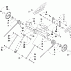 Crossfire 800 EFI Задняя подвеска , задний рычаг