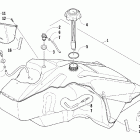 Bearcat 570 XT Топливный бак