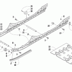 Crossfire 800 EFI Рельс скольжения и гусеница