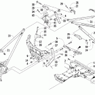 600 SP Передняя рама и крепление рулевой трапеции