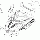 Crossfire 800 EFI Капот и ветровое стекло