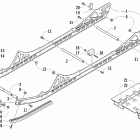 M6 EFI Рельс скольжения и гусеница