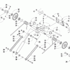 Panther 570 Задняя подвеска , задний рычаг