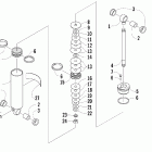 Crossfire 1000 EFI Задняя подвеска ,задний амортизатор (sno pro)