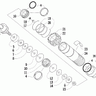 Crossfire 1000 EFI Передний амортизатор задней подвески (sno pro)