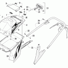 F6 EFI SP Задний бампер, багажник и задний фонарь