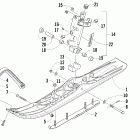 Crossfire 600 EFI Лыжи