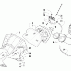 600 SP Воздушный глушитель, карбюратор, и монтаж топливно...