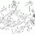 Crossfire 800 EFI Передняя рама и подножки