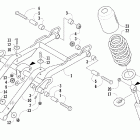 Crossfire 500 Задняя подвеска , амортизатор
