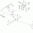 Crossfire 800 EFI Амортизатор в сборе  (sno pro)