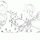 TZ1 Touring Пассажирские сиденья и спинка (LXR international )