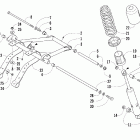 Panther 570 Задняя подвеска , амортизатор