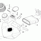 Crossfire 600 EFI Глушитель впуска