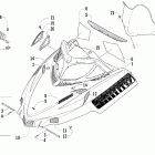 Crossfire 800 EFI Капот и ветровое стекло (nightfire sno pro)