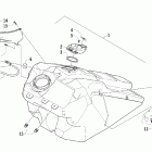 F6 EFI LXR Топливный бак