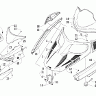 F1000 EFI SP Лобовое стекло,  передний бампер (nightfire)
