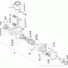 Panther 570 Поршень и коленчатый вал