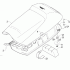 Crossfire 800 EFI Монтаж сидения  (nightfire sno pro)