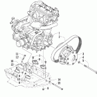 Jag Z1 Вариатор и опора двигателя