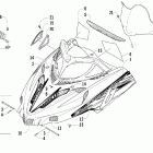 Crossfire 600 EFI Капот и ветровое стекло
