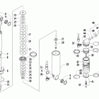 600 SP Задняя подвеска ,задний амортизатор
