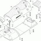 Panther 660 Touring Топливный бак ,сиденье и задний фонарь