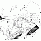 T660 Turbo Touring Hood and windshield assembly (international)