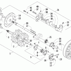 T660 Turbo Trail Вал приводной трака и тормоза
