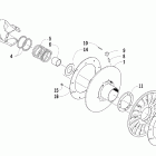 Firecat 500 SP Привод сцепления